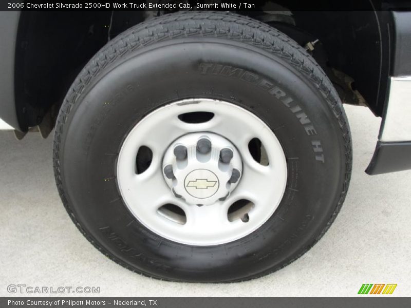 Summit White / Tan 2006 Chevrolet Silverado 2500HD Work Truck Extended Cab