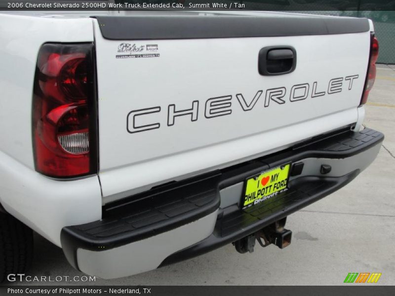 Summit White / Tan 2006 Chevrolet Silverado 2500HD Work Truck Extended Cab