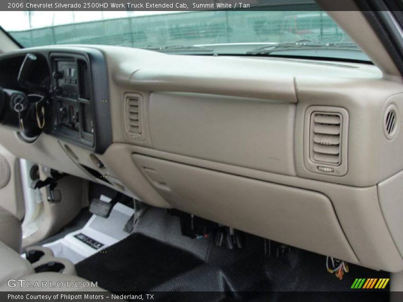 Summit White / Tan 2006 Chevrolet Silverado 2500HD Work Truck Extended Cab