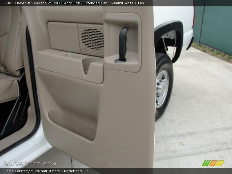 Summit White / Tan 2006 Chevrolet Silverado 2500HD Work Truck Extended Cab
