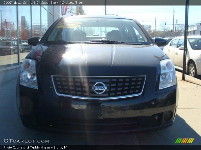 Super Black / Charcoal/Steel 2007 Nissan Sentra 2.0