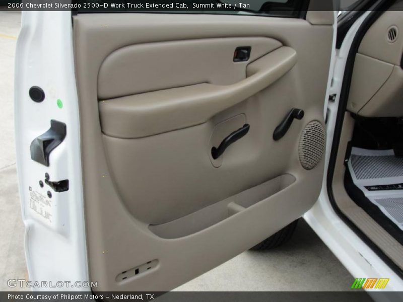 Summit White / Tan 2006 Chevrolet Silverado 2500HD Work Truck Extended Cab