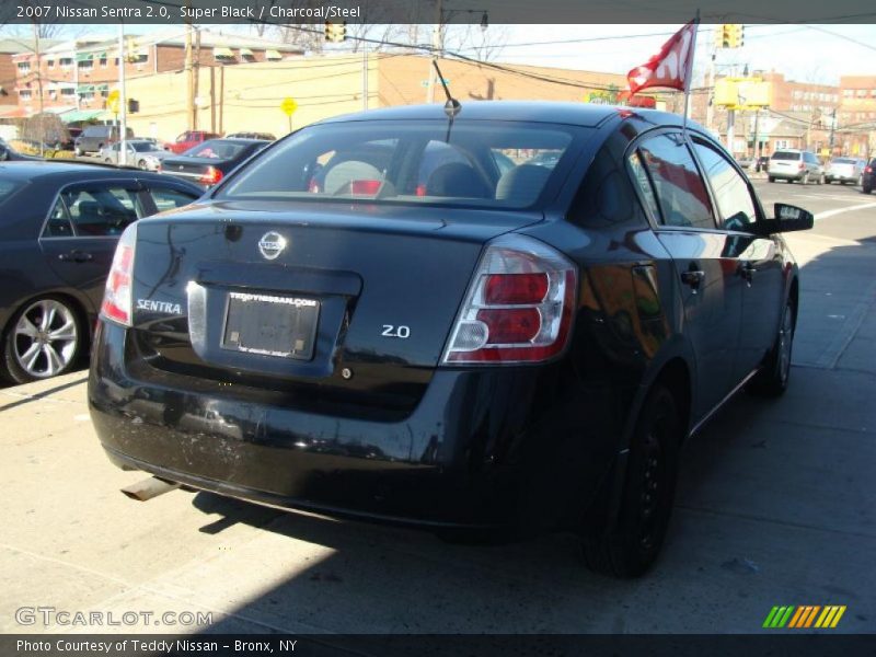 Super Black / Charcoal/Steel 2007 Nissan Sentra 2.0