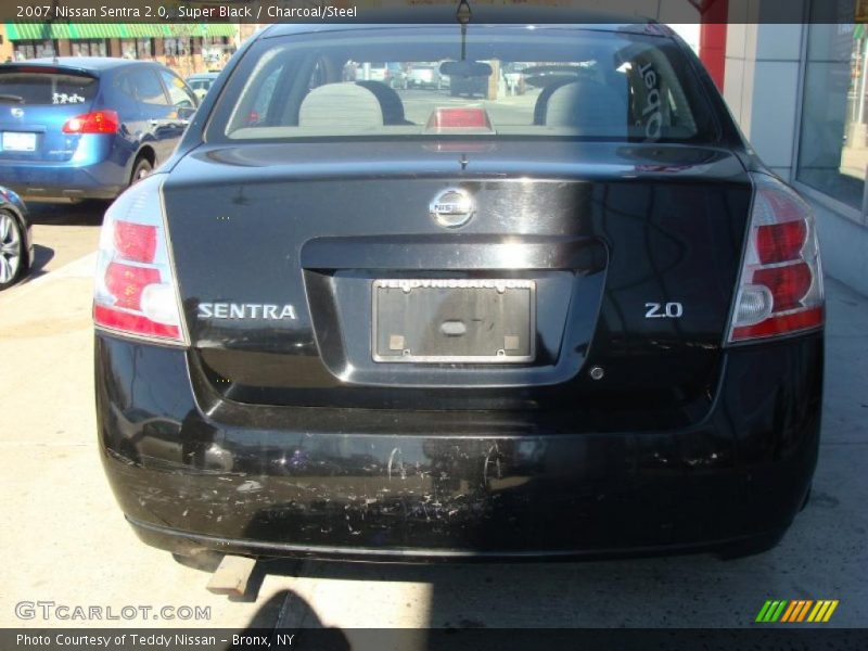Super Black / Charcoal/Steel 2007 Nissan Sentra 2.0