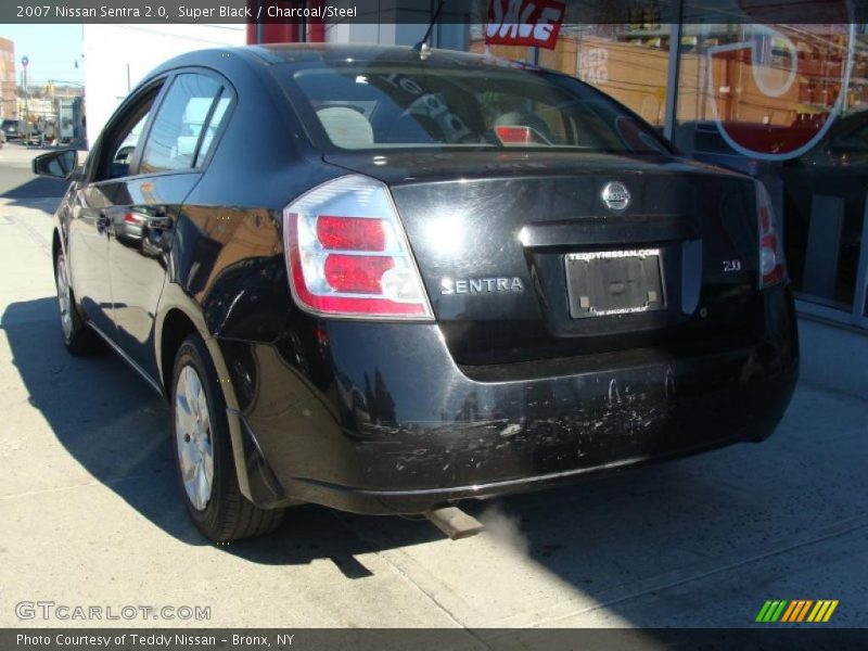 Super Black / Charcoal/Steel 2007 Nissan Sentra 2.0