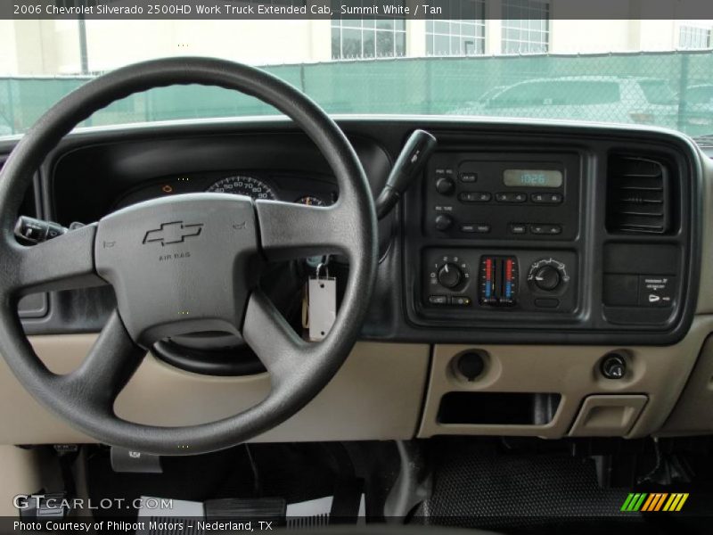 Summit White / Tan 2006 Chevrolet Silverado 2500HD Work Truck Extended Cab