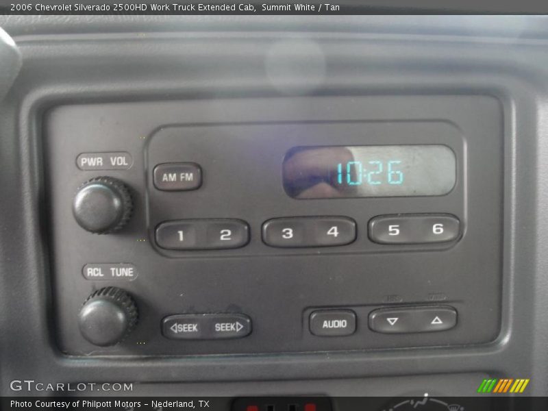 Controls of 2006 Silverado 2500HD Work Truck Extended Cab