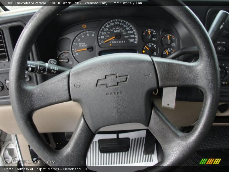 Summit White / Tan 2006 Chevrolet Silverado 2500HD Work Truck Extended Cab