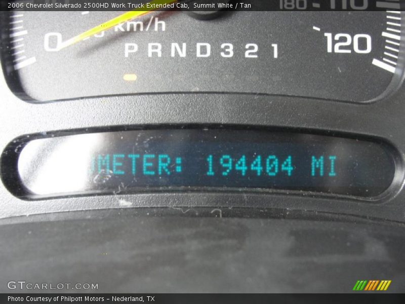Summit White / Tan 2006 Chevrolet Silverado 2500HD Work Truck Extended Cab
