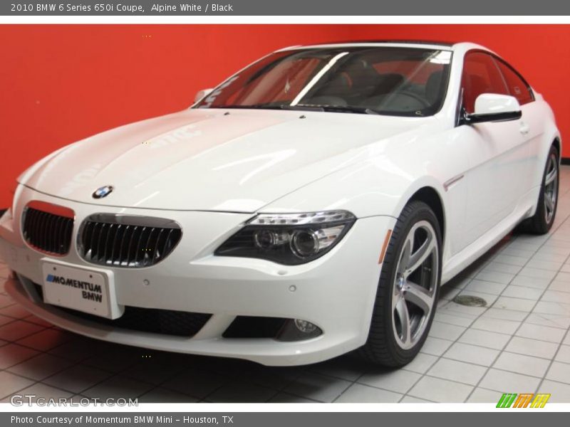Front 3/4 View of 2010 6 Series 650i Coupe