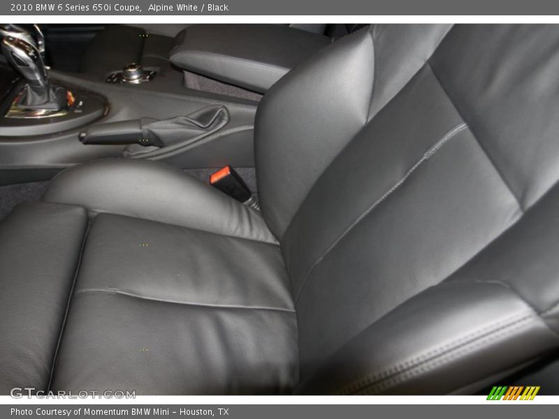 Alpine White / Black 2010 BMW 6 Series 650i Coupe