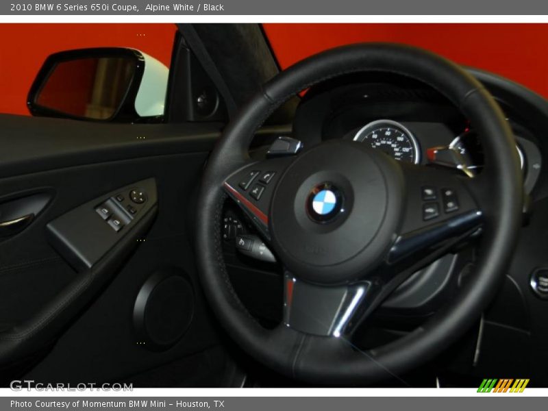 Alpine White / Black 2010 BMW 6 Series 650i Coupe