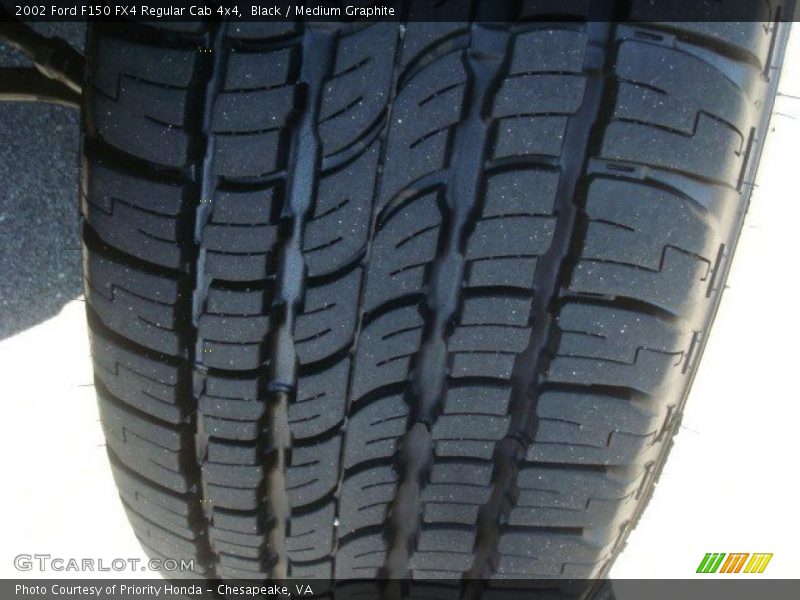 Black / Medium Graphite 2002 Ford F150 FX4 Regular Cab 4x4