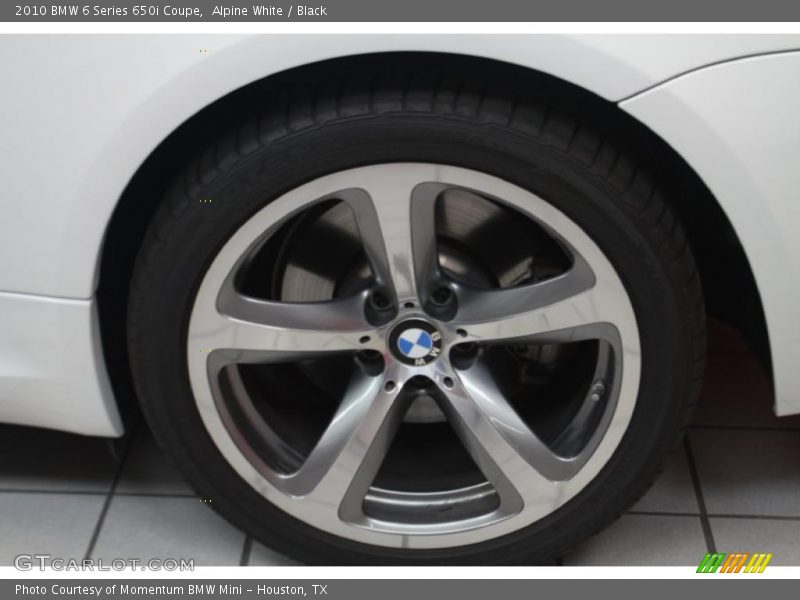 Alpine White / Black 2010 BMW 6 Series 650i Coupe