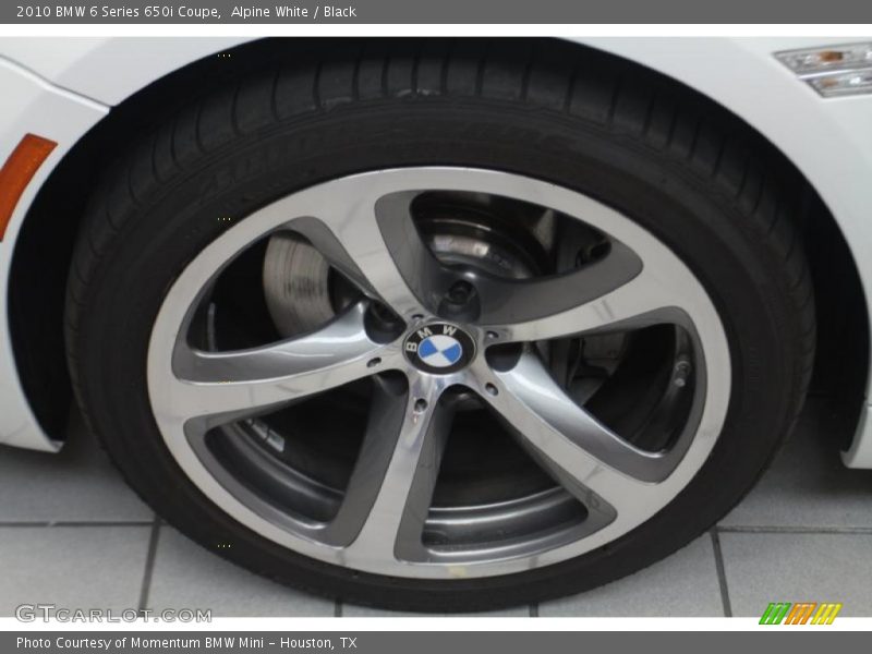 Alpine White / Black 2010 BMW 6 Series 650i Coupe