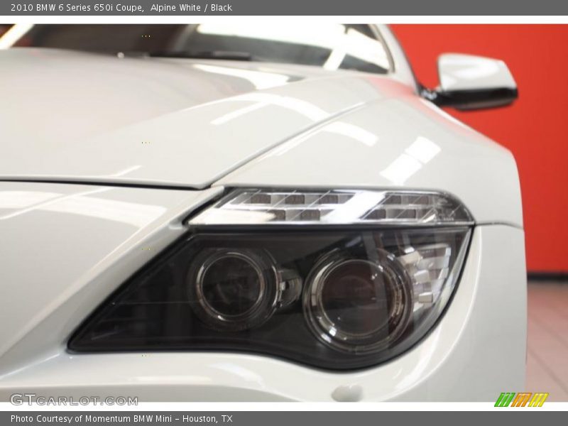 Alpine White / Black 2010 BMW 6 Series 650i Coupe