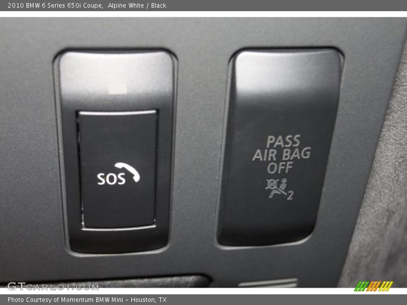 Controls of 2010 6 Series 650i Coupe