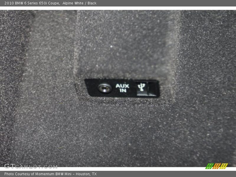 Alpine White / Black 2010 BMW 6 Series 650i Coupe