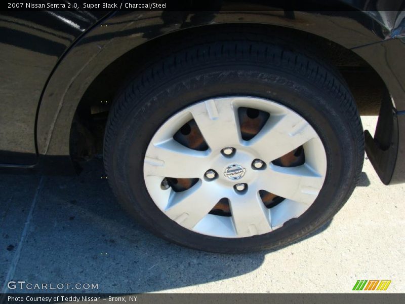 Super Black / Charcoal/Steel 2007 Nissan Sentra 2.0