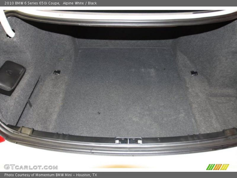  2010 6 Series 650i Coupe Trunk