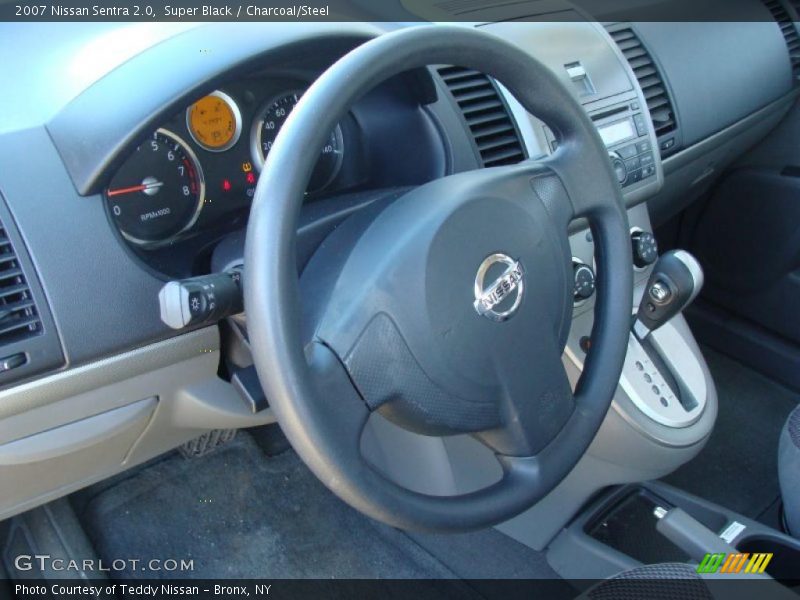 Super Black / Charcoal/Steel 2007 Nissan Sentra 2.0