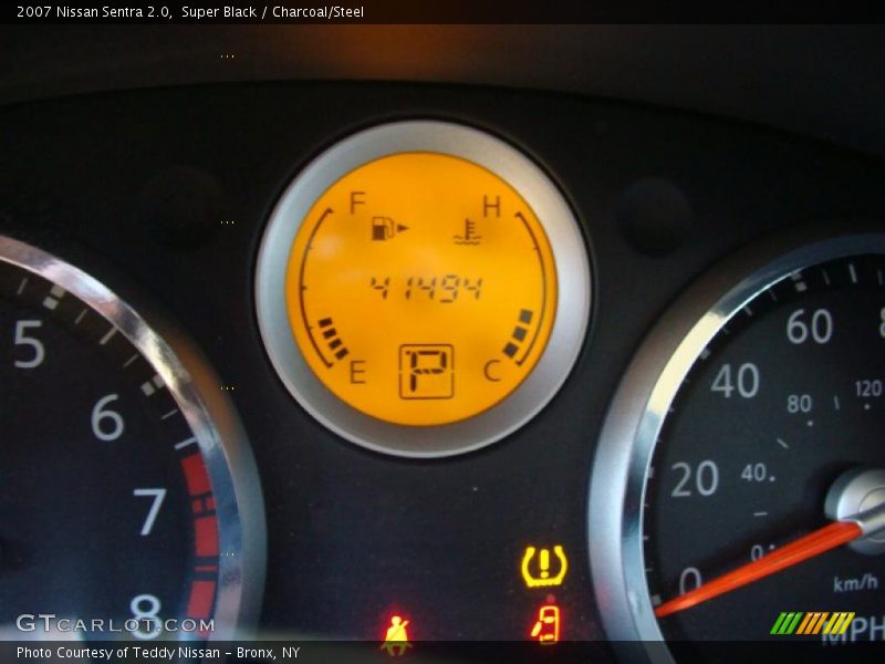 Super Black / Charcoal/Steel 2007 Nissan Sentra 2.0