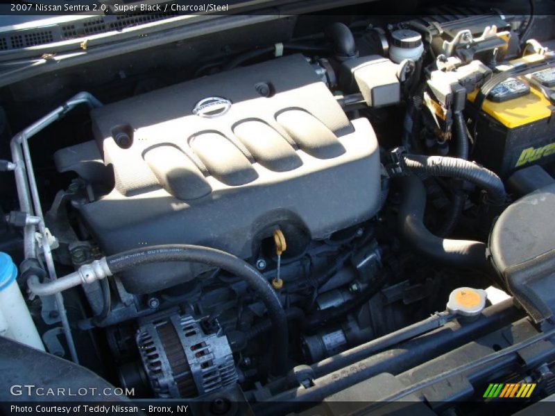 Super Black / Charcoal/Steel 2007 Nissan Sentra 2.0
