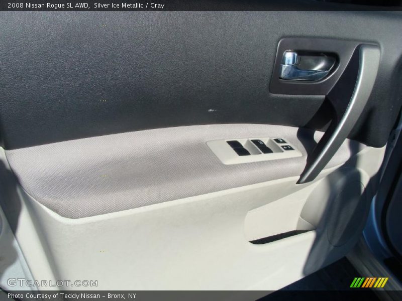 Silver Ice Metallic / Gray 2008 Nissan Rogue SL AWD