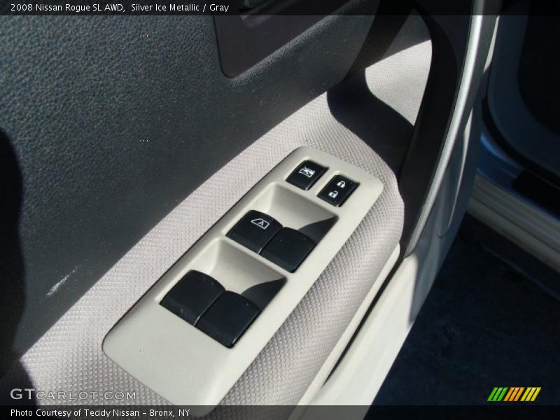 Silver Ice Metallic / Gray 2008 Nissan Rogue SL AWD