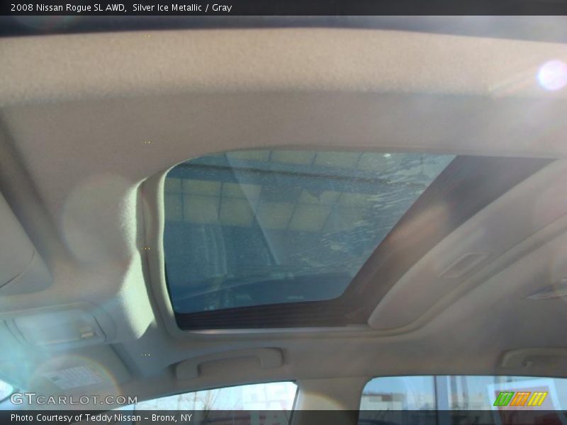 Silver Ice Metallic / Gray 2008 Nissan Rogue SL AWD