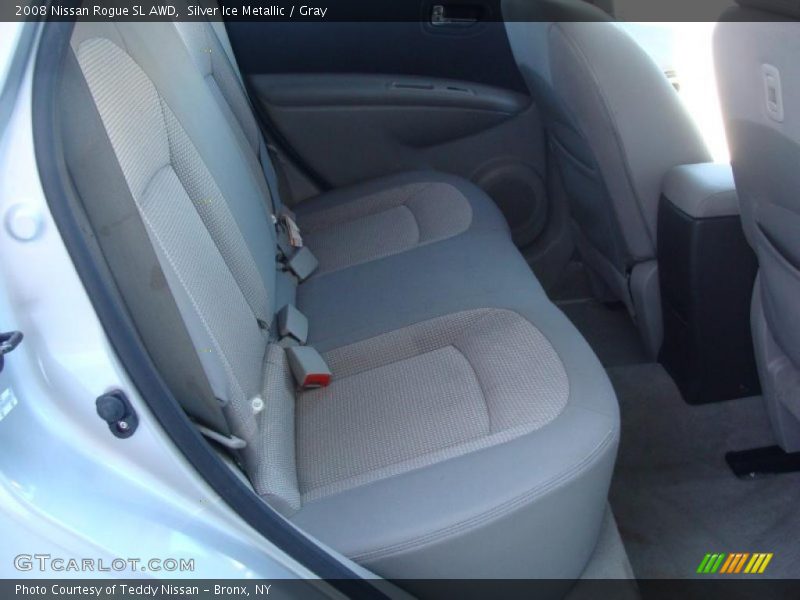 Silver Ice Metallic / Gray 2008 Nissan Rogue SL AWD