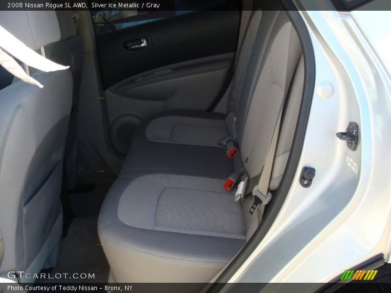 Silver Ice Metallic / Gray 2008 Nissan Rogue SL AWD
