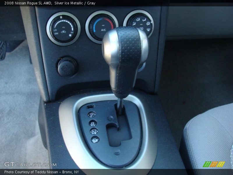 Silver Ice Metallic / Gray 2008 Nissan Rogue SL AWD