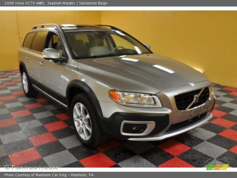 Seashell Metallic / Sandstone Beige 2008 Volvo XC70 AWD