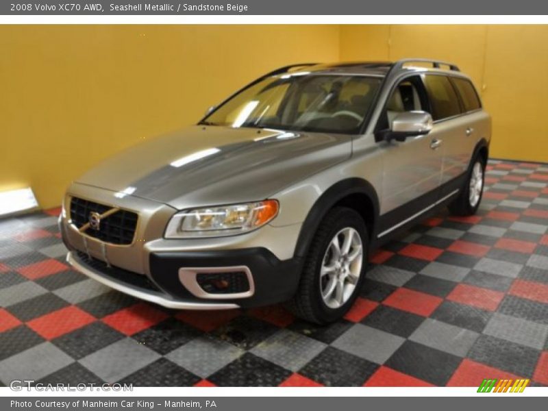 Seashell Metallic / Sandstone Beige 2008 Volvo XC70 AWD