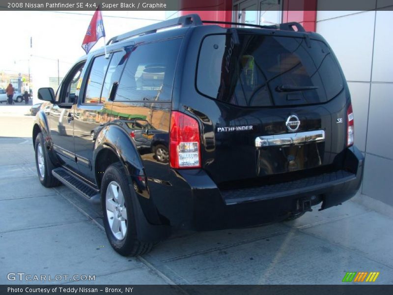 Super Black / Graphite 2008 Nissan Pathfinder SE 4x4