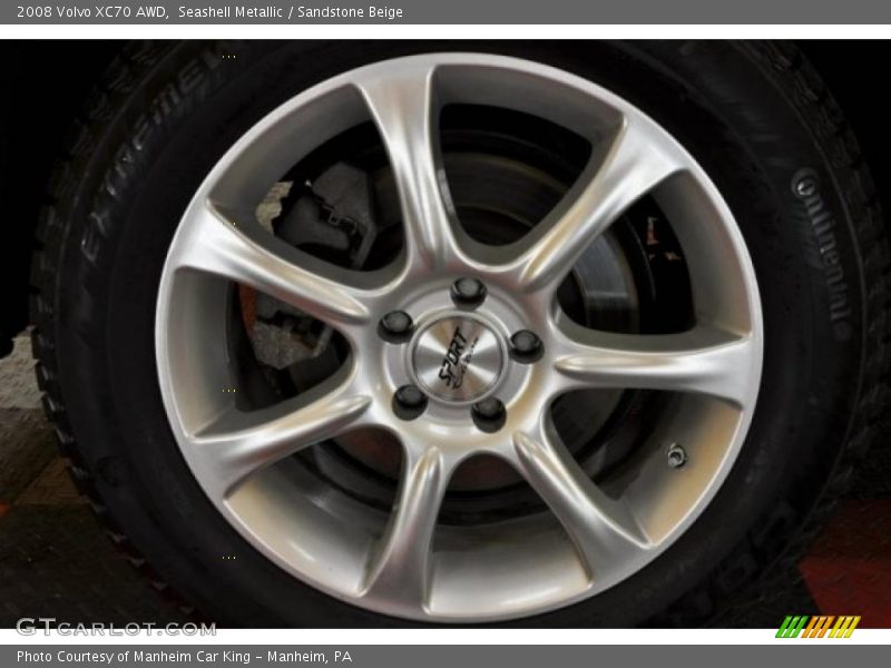 Seashell Metallic / Sandstone Beige 2008 Volvo XC70 AWD