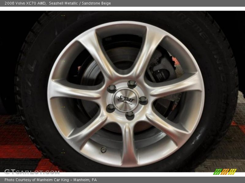 Seashell Metallic / Sandstone Beige 2008 Volvo XC70 AWD