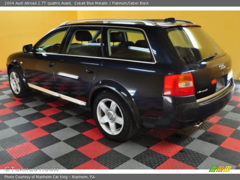 Cobalt Blue Metallic / Platinum/Saber Black 2004 Audi Allroad 2.7T quattro Avant