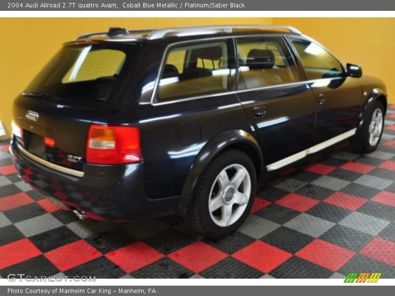 Cobalt Blue Metallic / Platinum/Saber Black 2004 Audi Allroad 2.7T quattro Avant