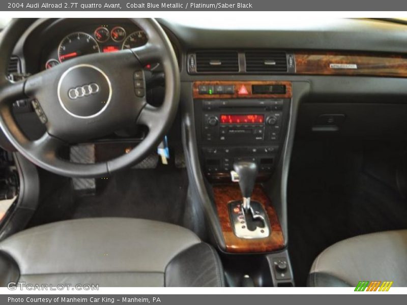 Cobalt Blue Metallic / Platinum/Saber Black 2004 Audi Allroad 2.7T quattro Avant