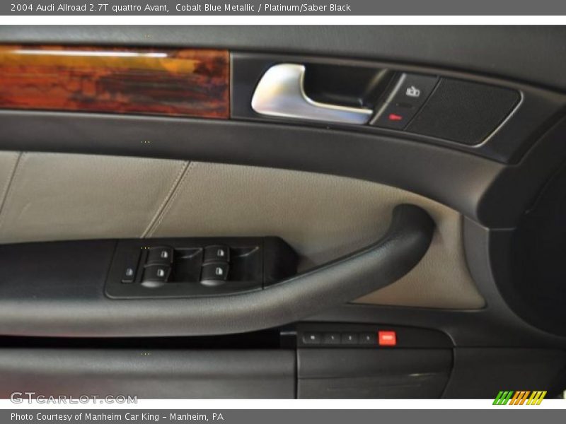 Cobalt Blue Metallic / Platinum/Saber Black 2004 Audi Allroad 2.7T quattro Avant