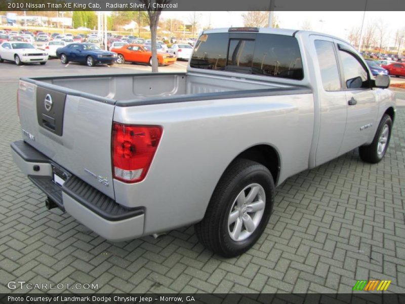 Radiant Silver / Charcoal 2010 Nissan Titan XE King Cab