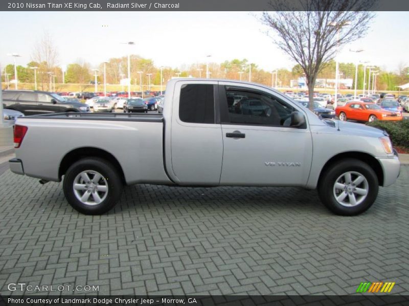 Radiant Silver / Charcoal 2010 Nissan Titan XE King Cab