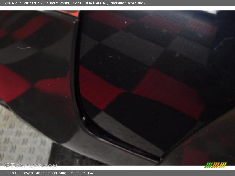 Cobalt Blue Metallic / Platinum/Saber Black 2004 Audi Allroad 2.7T quattro Avant