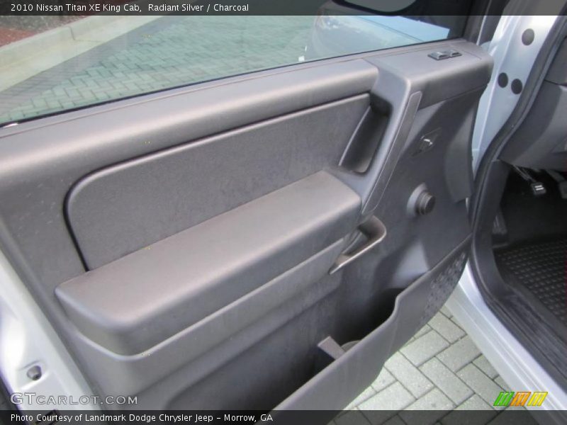 Radiant Silver / Charcoal 2010 Nissan Titan XE King Cab