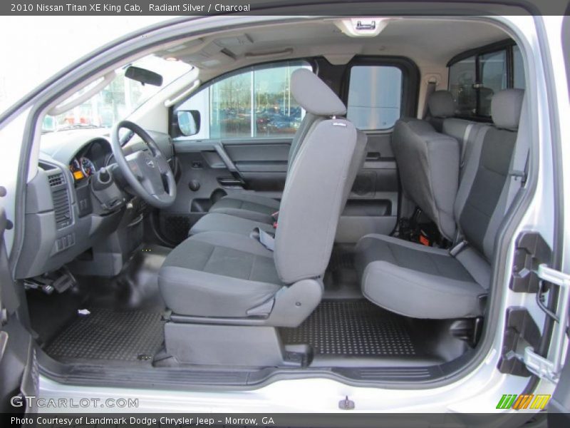  2010 Titan XE King Cab Charcoal Interior