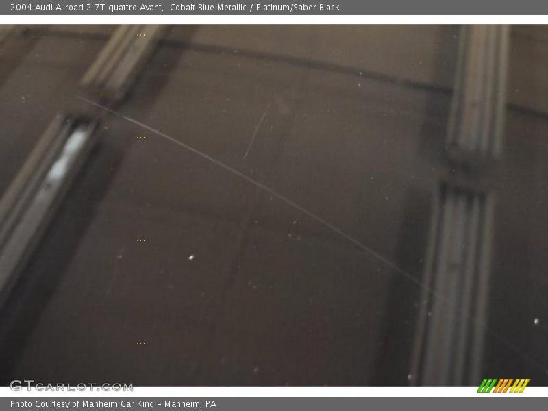 Cobalt Blue Metallic / Platinum/Saber Black 2004 Audi Allroad 2.7T quattro Avant