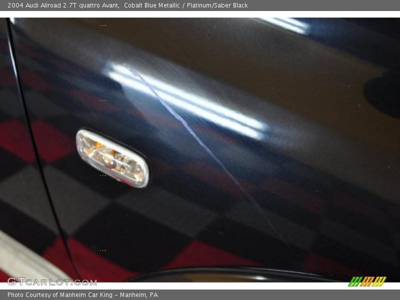 Cobalt Blue Metallic / Platinum/Saber Black 2004 Audi Allroad 2.7T quattro Avant
