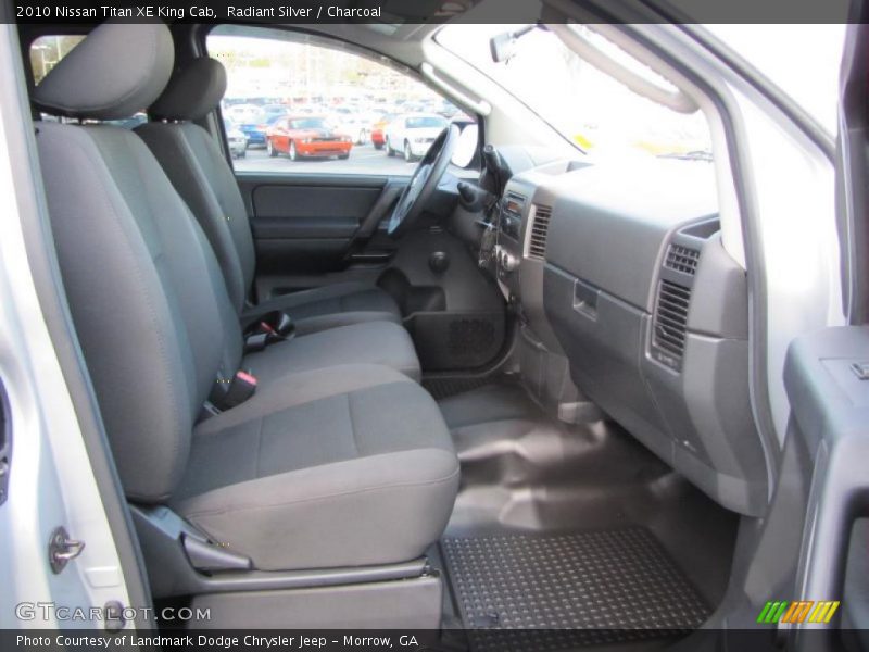 Radiant Silver / Charcoal 2010 Nissan Titan XE King Cab